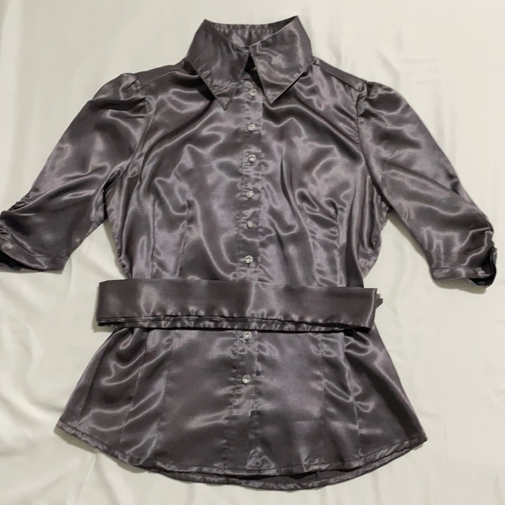 DO+BE - Dark gray blouse